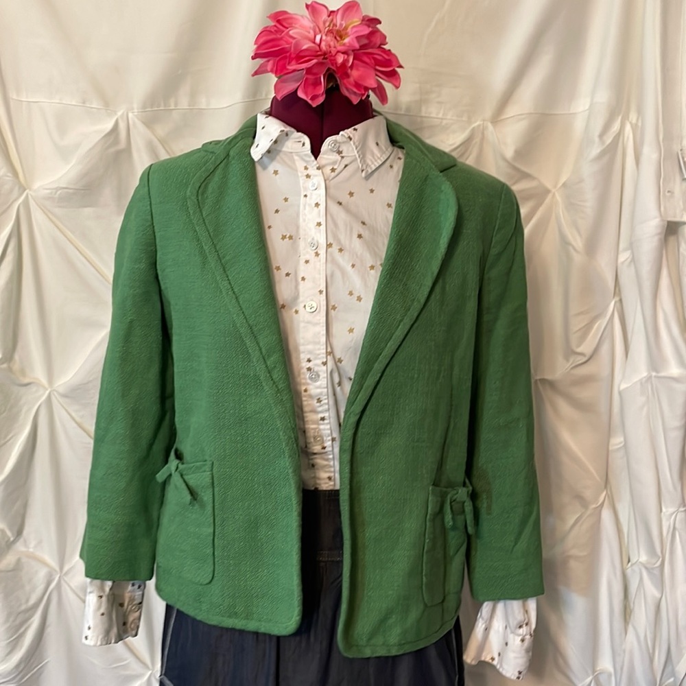 Talbots Green Blazer Jacket